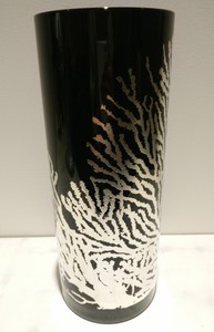 银珊瑚纹花器 高 U0148690